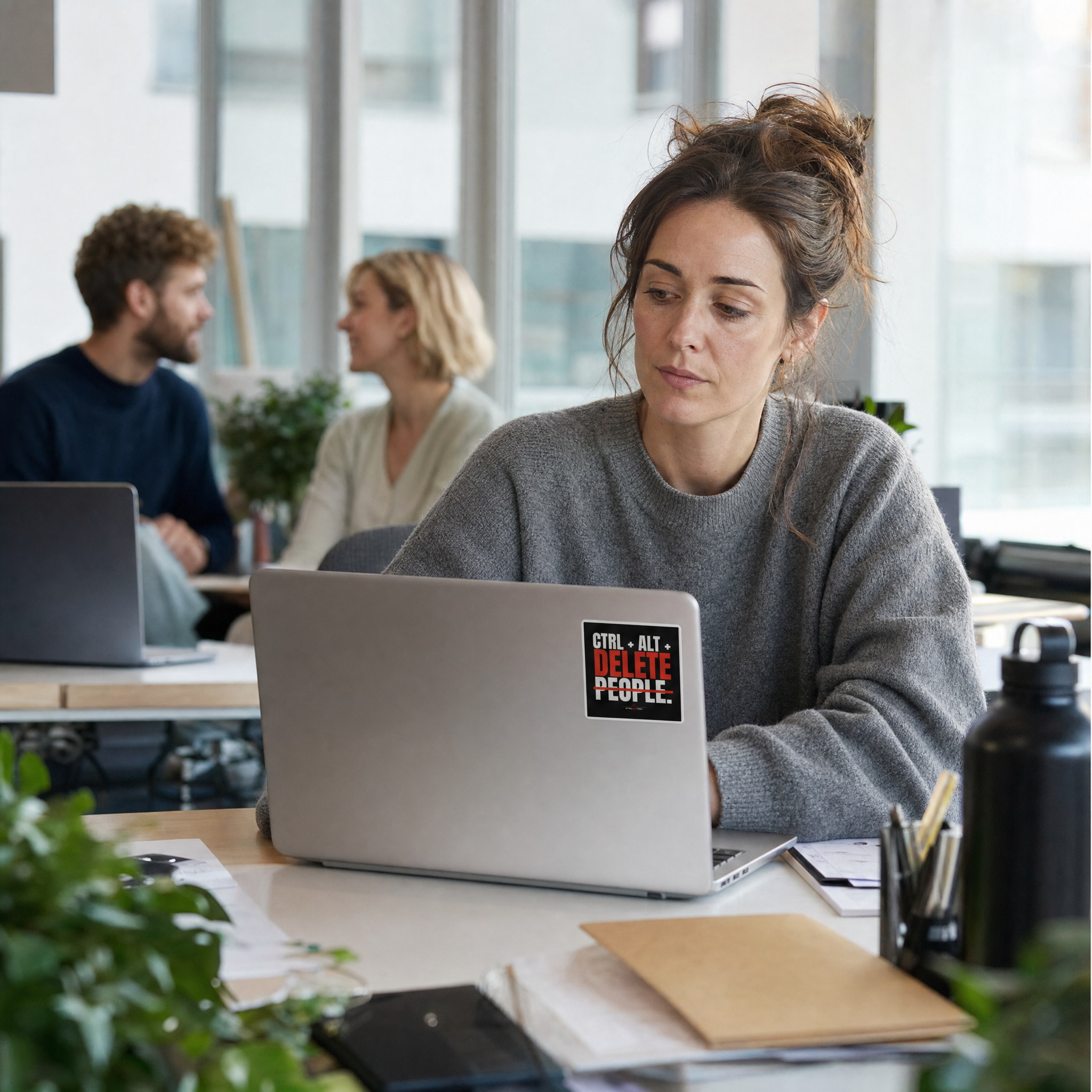 Ctrl + Alt + Delete People Sticker: lifestyle photo