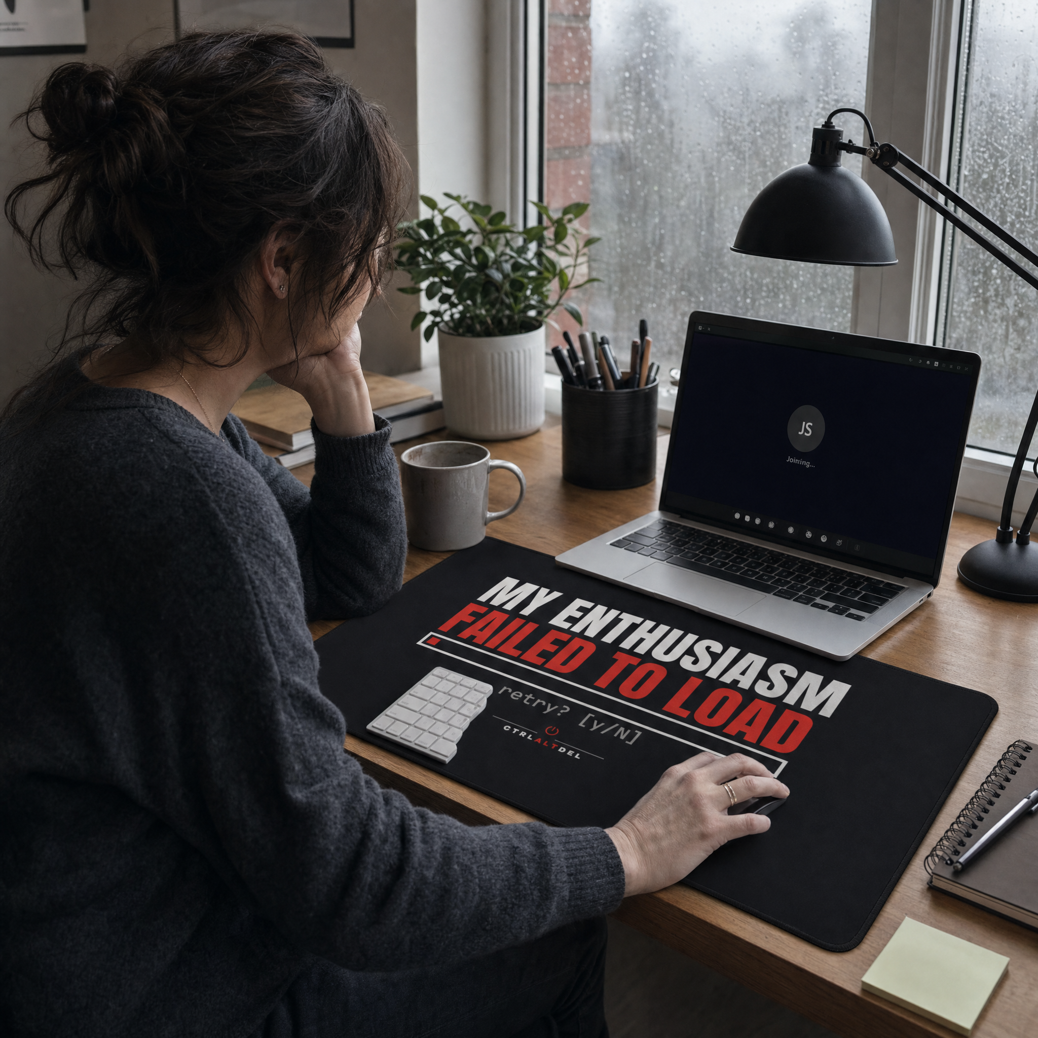 My Enthusiasm Failed To Load Mouse Mat: lifestyle photo