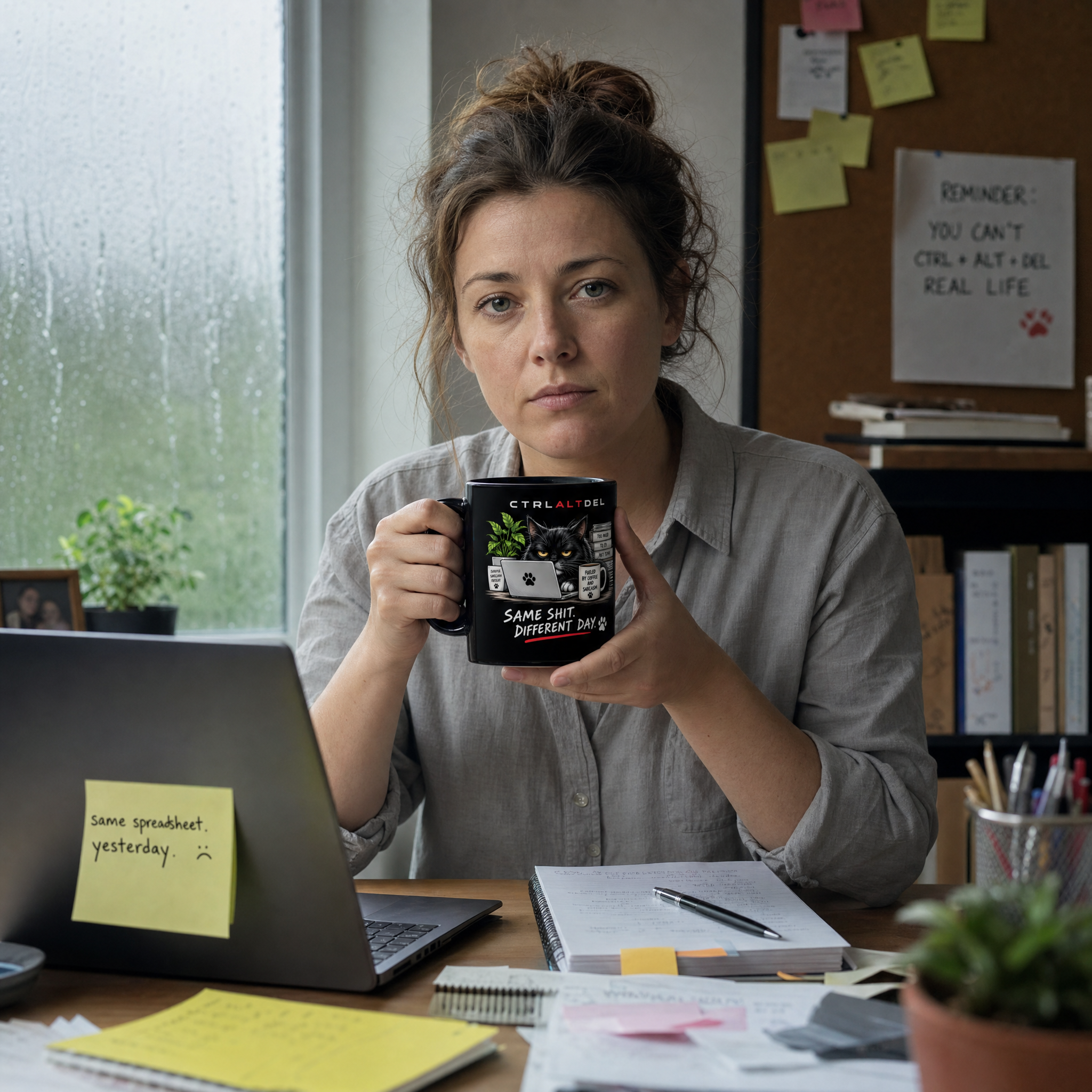 Same Shit. Different Day. Mug: lifestyle photo