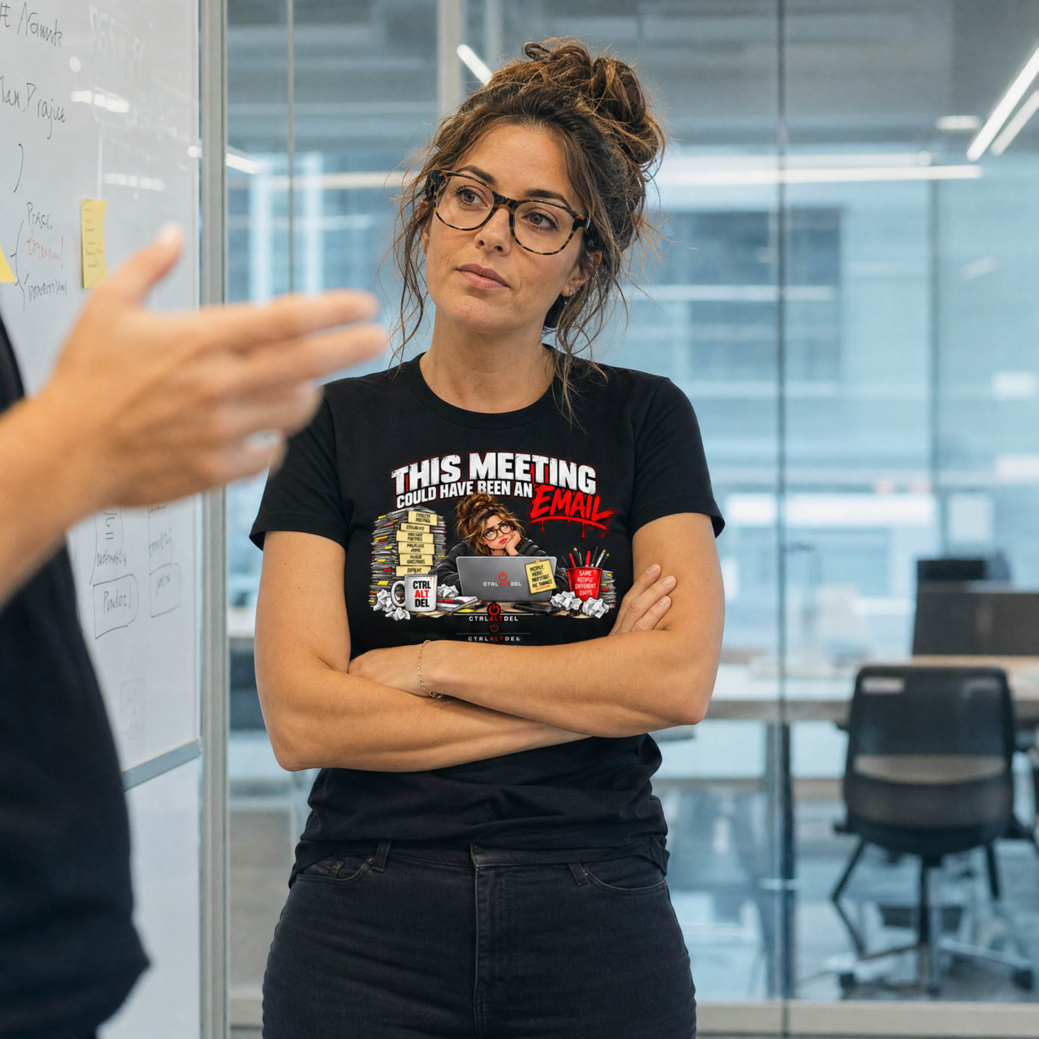 This Meeting Could Have Been An Email Tee: lifestyle photo